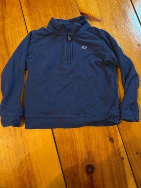 Vineyard Vines Navy Half-Zip Pullover Sweater